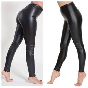 American Apparel Faux Leather Legging